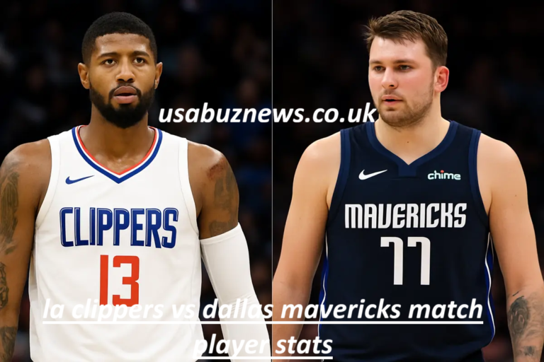 LA Clippers vs Dallas Mavericks Match Player Stats